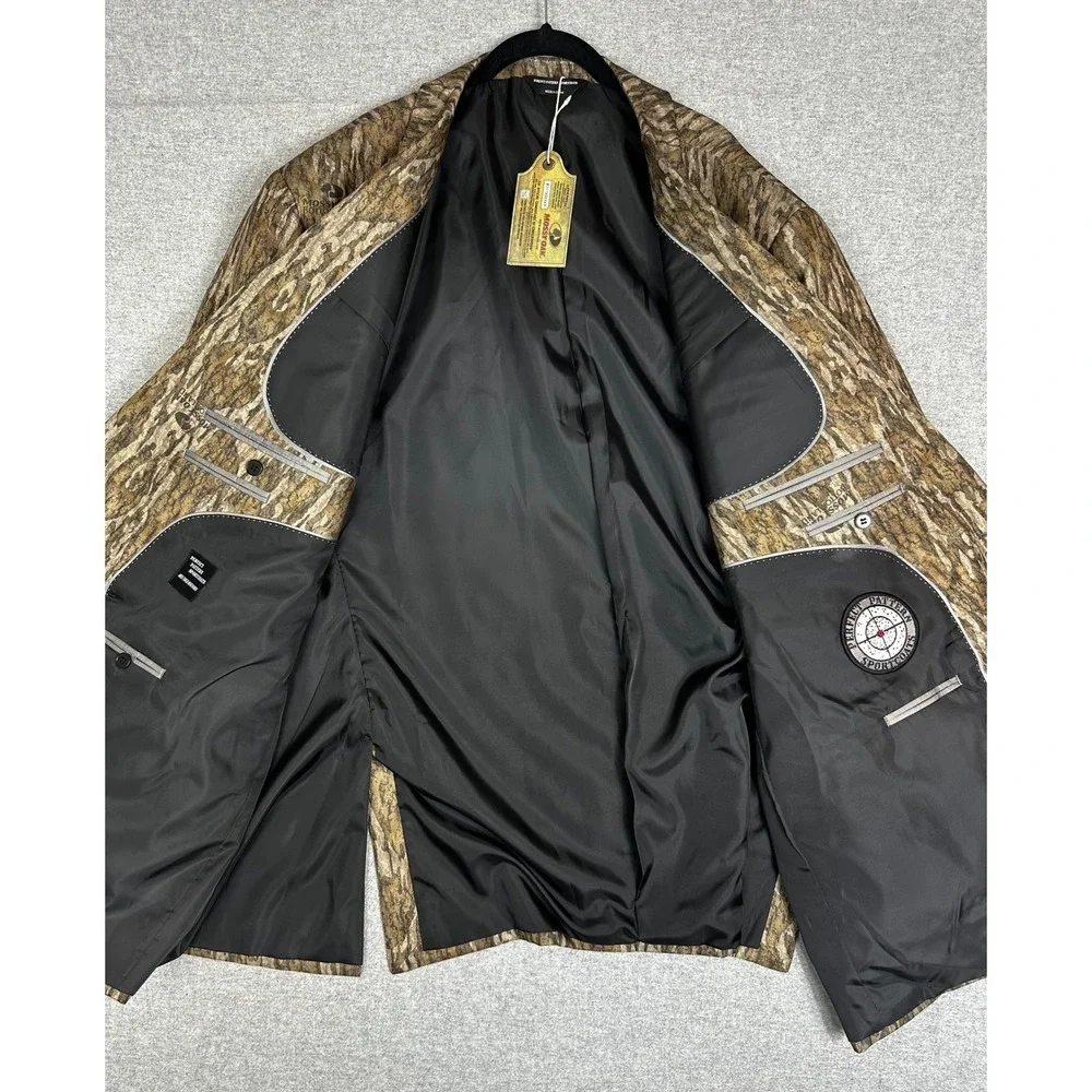 Mossy Oak Bottomland Camo Blazer Mens 56 Bottomland Shell Casing Buttons NEW